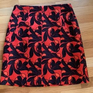 Ann Taylor slim fit print skirt